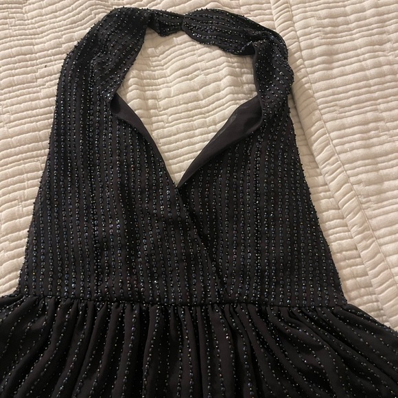 Altar'd State Black Backless Dress with Embroidery - Picture 3 of 5